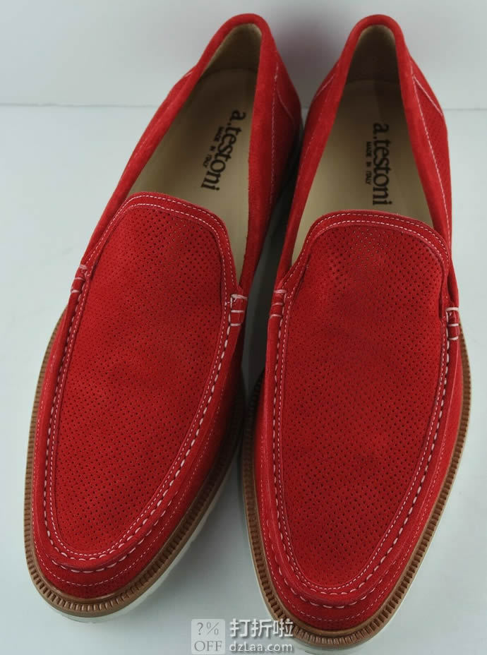 意大利产 a.testoni 铁狮东尼 M60453dum 男式乐福鞋 休闲鞋 43.5码2.2折1.89 海淘转运到手约￥840 中亚Prime会员免运费直邮到手约￥856