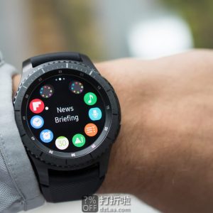 Samsung 三星 Gear S3 Frontier 内置GPS 先锋版智能手表 5.7折$199.99 海淘关税补贴到手约￥1485