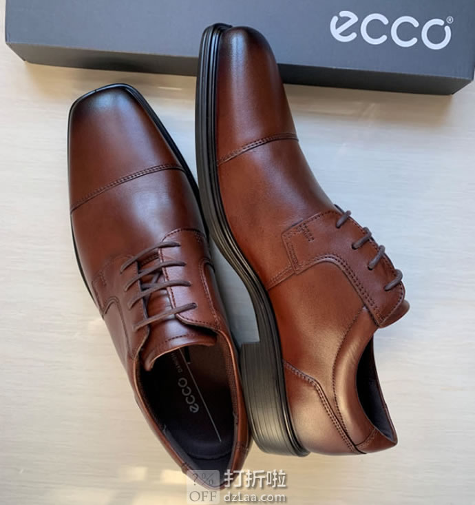 ECCO 爱步 Minneapolis 明斯系列 男式皮鞋 正装鞋 5折.99 海淘转运到手约￥605 中亚Prime会员免运费直邮到手约￥572