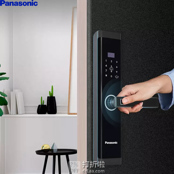 Panasonic 松下 X1指纹锁 电子锁 磨砂黑 ￥1999秒杀