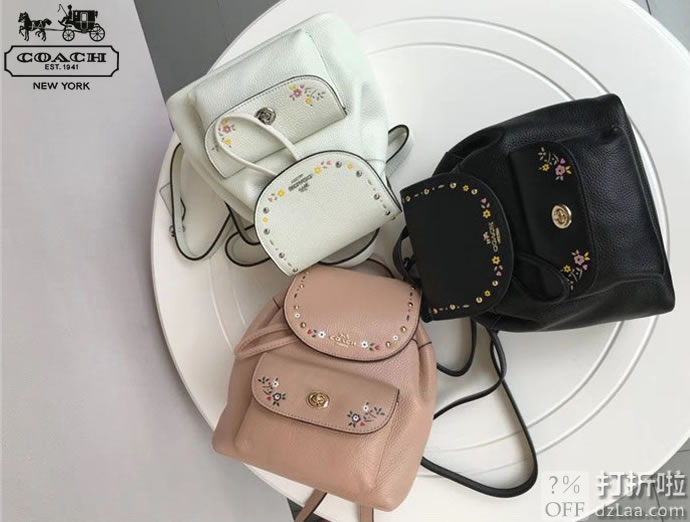 限PLUS会员 COACH 蔻驰 BILLIE F25895 迷你双肩包 ￥1145（1件5折）