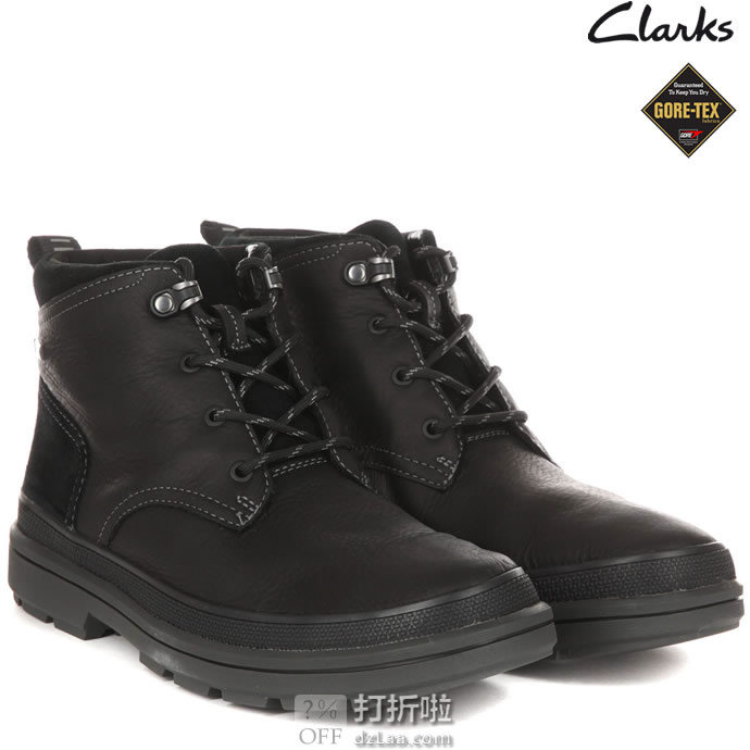 Clarks 其乐 Rushway Mid GTX防水 男式短靴 ￥494 两色可选