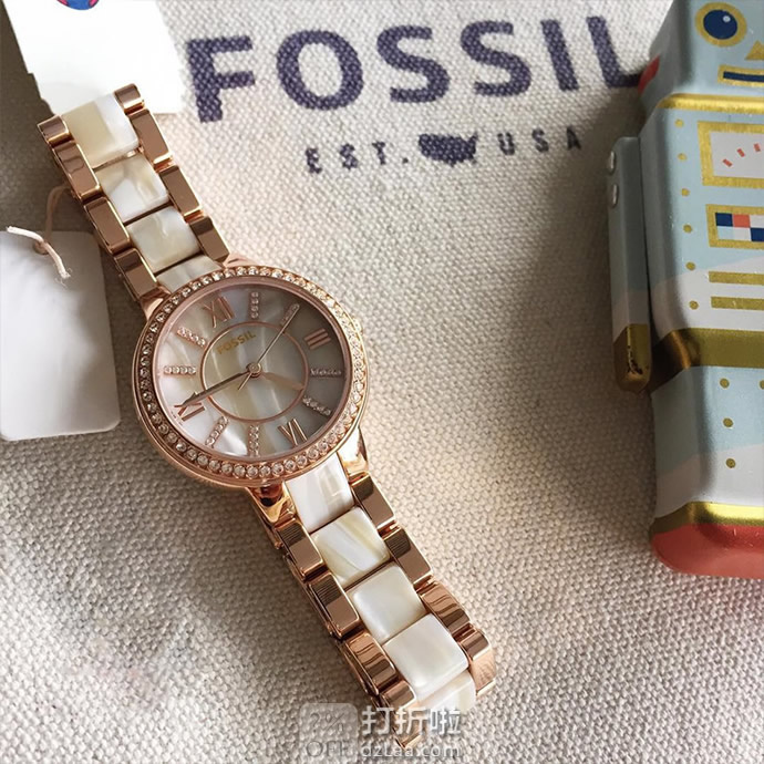 Fossil 化石 Virginia系列 ES3716 女式时尚腕表 5.4折.98 海淘转运关税补贴到手约￥629 天猫￥799