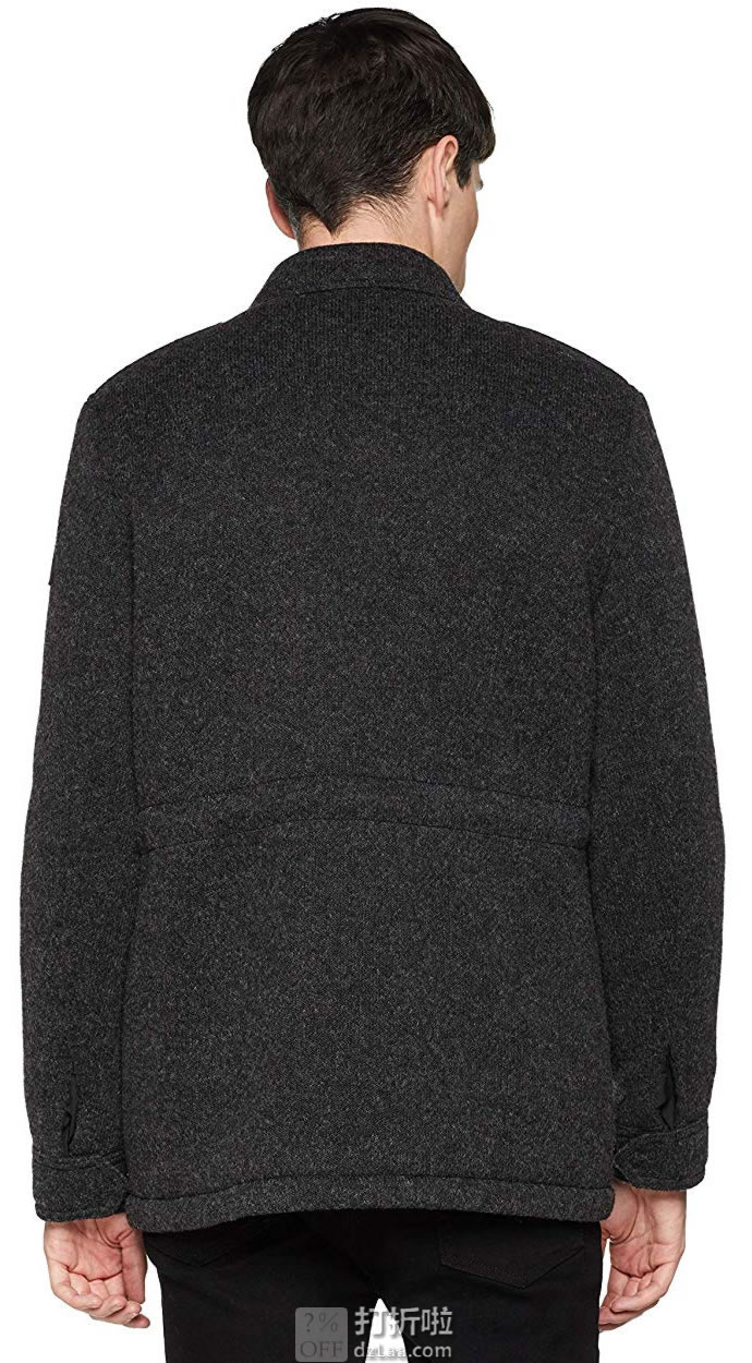 限尺码 HUGO BOSS Orange 雨果博斯 橙标 Orisso 羊毛混纺 男式夹克 ¥787 中亚Prime会员免运费直邮到手约¥864