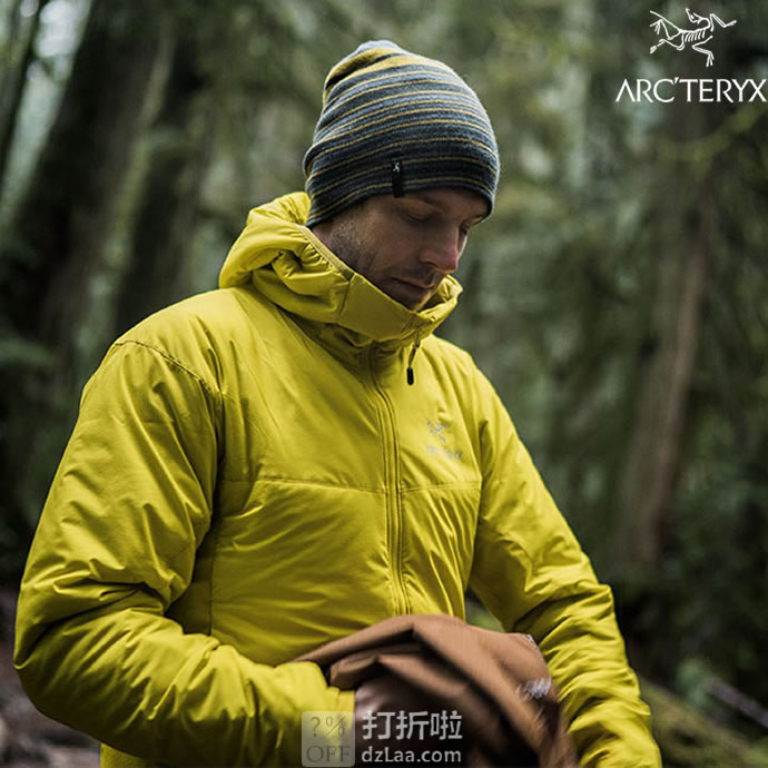 Arc'teryx 始祖鸟 Atom AR 户外男式连帽保暖夹克 M/L码 优惠码折后9.19 海淘转运到手约¥1252 国内¥3998