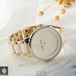 Anne Klein 安妮·克莱恩 AK/1412IVGB 男友风 女式手表 6.7折$43.41 海淘转运关税补贴到手约￥417 中亚Prime会员可免运费直邮到手约￥255