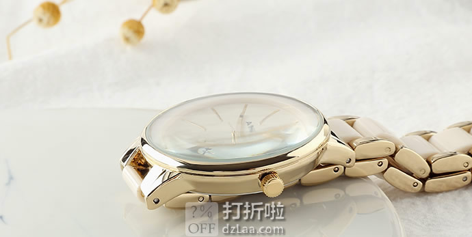 Anne Klein 安妮·克莱恩 AK/1412IVGB 男友风 女式手表 6.7折.41 海淘转运关税补贴到手约￥417 中亚Prime会员可免运费直邮到手约￥255