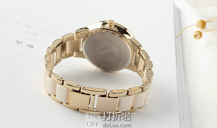 Anne Klein 安妮·克莱恩 AK/1412IVGB 男友风 女式手表 6.7折.41 海淘转运关税补贴到手约￥417 中亚Prime会员可免运费直邮到手约￥255