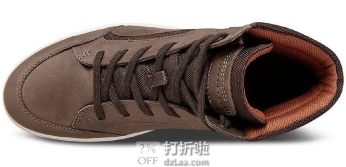 ECCO 爱步 Ennio 恩尼奥系列 GTX防水 男式高帮休闲鞋 41码￥552 中亚Prime会员免运费直邮到手约￥607