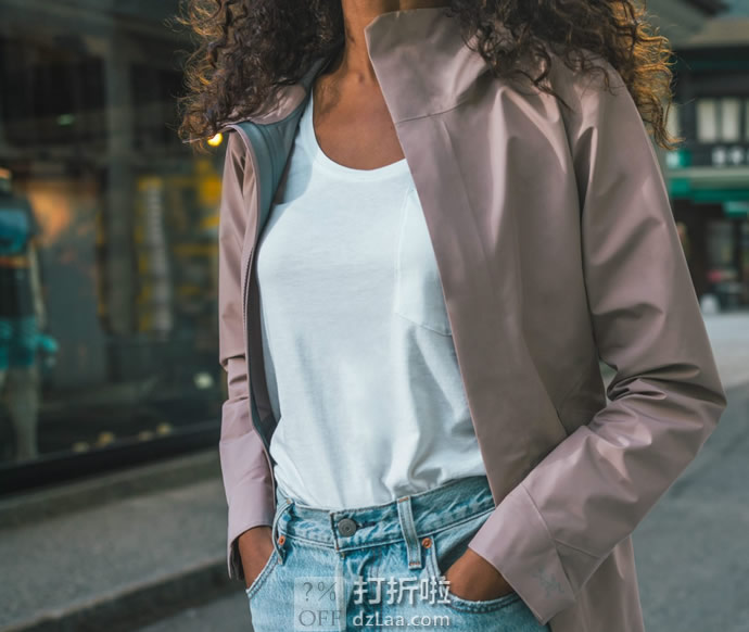 Arc’teryx 始祖鸟 Andra 三层GTX防水 女式休闲都市防风大衣外套 优惠码折后4.99 海淘转运到手约￥1546 国内￥4800