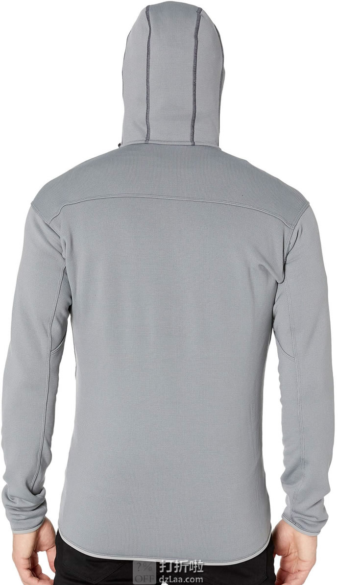 限尺码 Arc'teryx 始祖鸟 Fortrez 户外男式连帽抓绒夹克 优惠码折后.29 海淘转运到手约￥678 国内￥2598