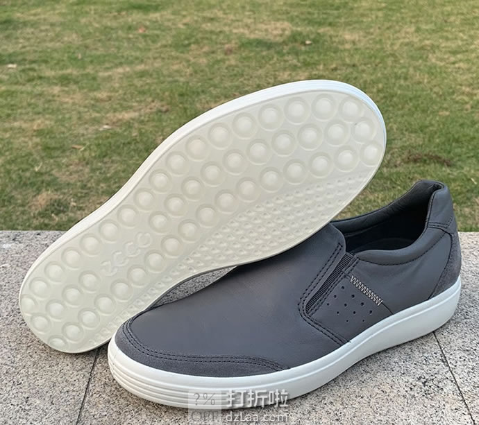 ECCO 爱步 Soft 7 柔酷7号 一脚套男式休闲鞋 43码¥463 中亚Prime会员免运费直邮到手约¥510
