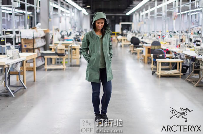 Arc'teryx 始祖鸟 Codetta Gore-Tex防水 女式长款硬壳外套 优惠码折后0.89 海淘转运到手约￥1398 国内￥4600