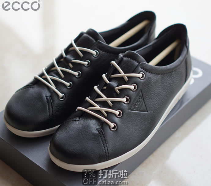 ECCO 爱步 SOFT 2 柔酷2号系列 女式休闲鞋 镇店之宝￥599 两色可选 国内￥1249