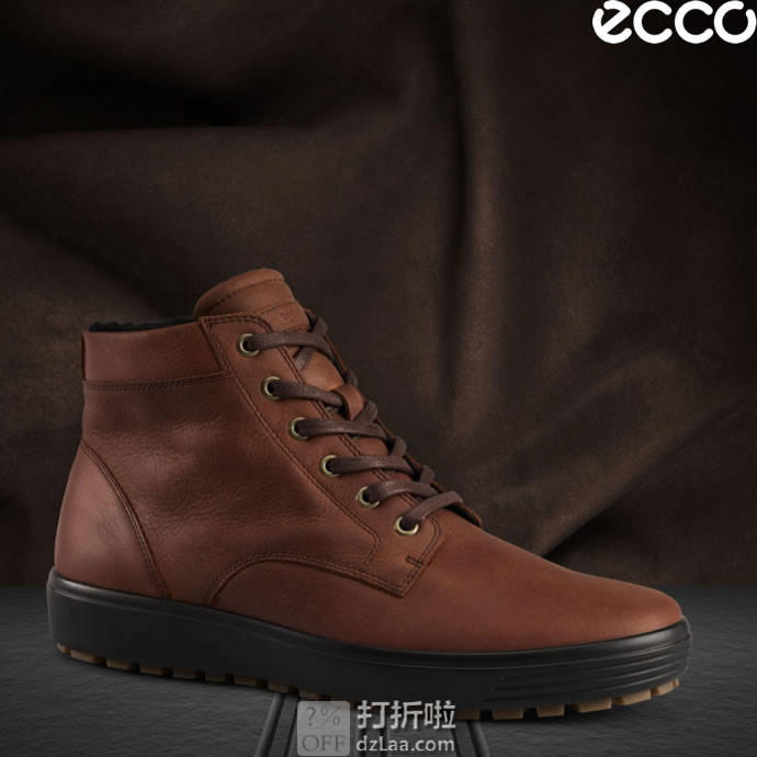 ECCO 爱步 柔酷7号 Tred 男式保暖高帮休闲鞋 43码￥477 中亚Prime会员免运费直邮到手约￥530