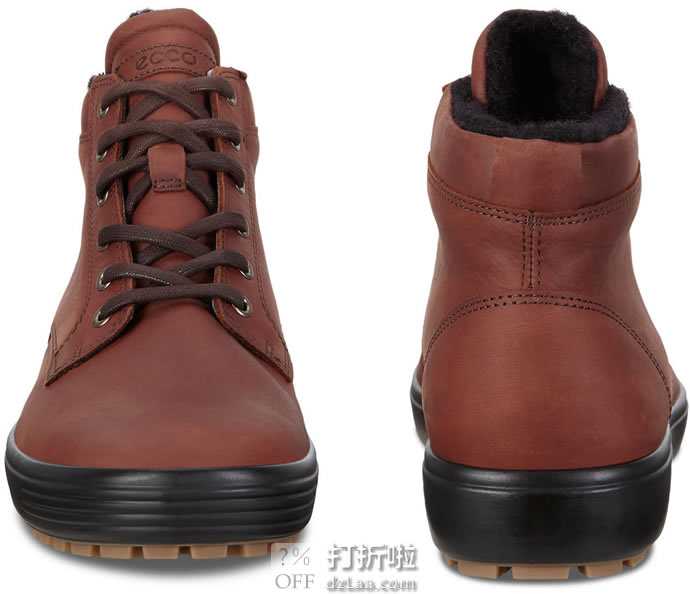 ECCO 爱步 柔酷7号 Tred 男式保暖高帮休闲鞋 43码￥477 中亚Prime会员免运费直邮到手约￥530
