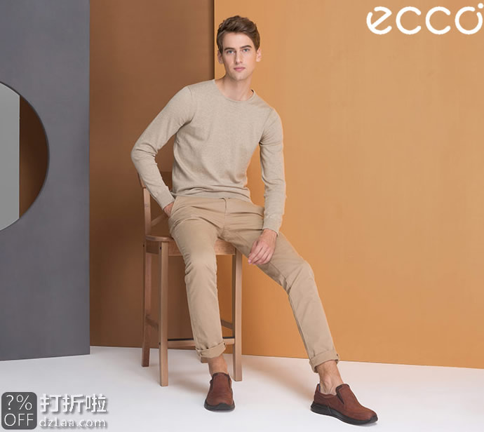 ECCO 爱步 Luca 卢卡系列 男式休闲鞋 40码¥502 中亚Prime会员免运费直邮到手约¥560
