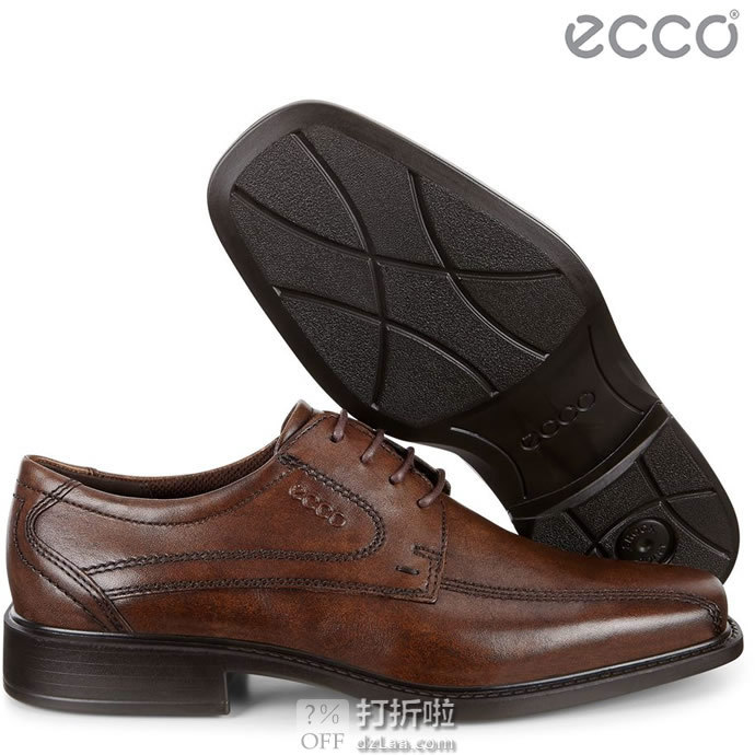 ECCO 爱步 New Jersey 爱步 新泽西 系带正装男鞋 40码4.4折.99 海淘转运到手约￥568 中亚Prime会员可免运费直邮到手约￥574