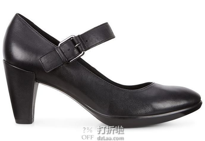ECCO 爱步 Shape 55 型塑55 玛丽珍款 女式单鞋 镇店之宝￥494 中亚Prime会员免运费直邮到手约￥573