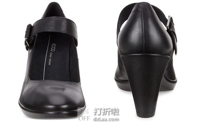 ECCO 爱步 Shape 55 型塑55 玛丽珍款 女式单鞋 镇店之宝￥494 中亚Prime会员免运费直邮到手约￥573