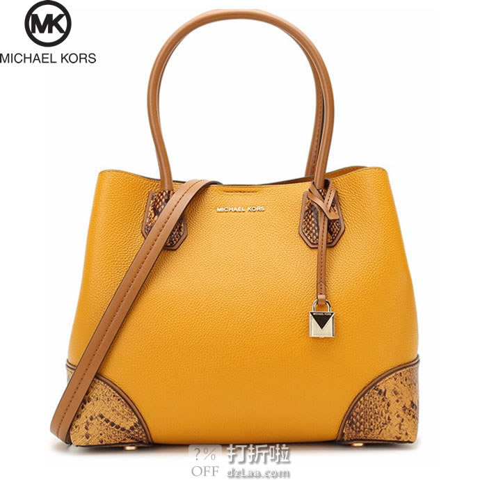 MICHAEL KORS 迈克科尔斯 MERCER GALLERY系列 MK 女式单肩包 ￥1100 中亚Prime会员免运费直邮到手约￥1325