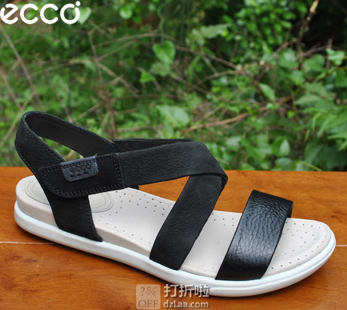 限尺码 ECCO 爱步 Damara Crisscross 达玛拉系列 女式凉鞋 4.6折.63 海淘转运到手约¥451