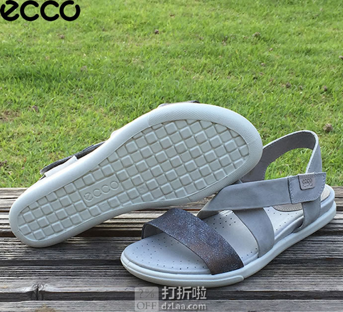 ECCO 爱步 Damara Crisscross 达玛拉系列 女式凉鞋 37码4.5折.53 海淘转运到手约￥431 中亚Prime会员可免运费直邮到手约￥414