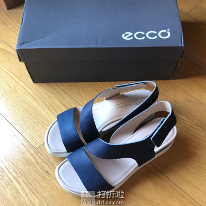 ECCO 爱步 Touch 2-Strap 触感系列 厚底 女式坡跟凉鞋 4.2折$62.99 海淘转运到手约￥489
