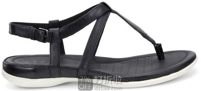 16年新款 ECCO 爱步 Flash闪耀系列 T-Strap 女式凉鞋  海淘转运到手约￥384