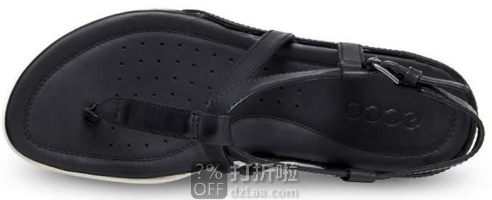 16年新款 ECCO 爱步 Flash闪耀系列 T-Strap 女式凉鞋  海淘转运到手约￥384
