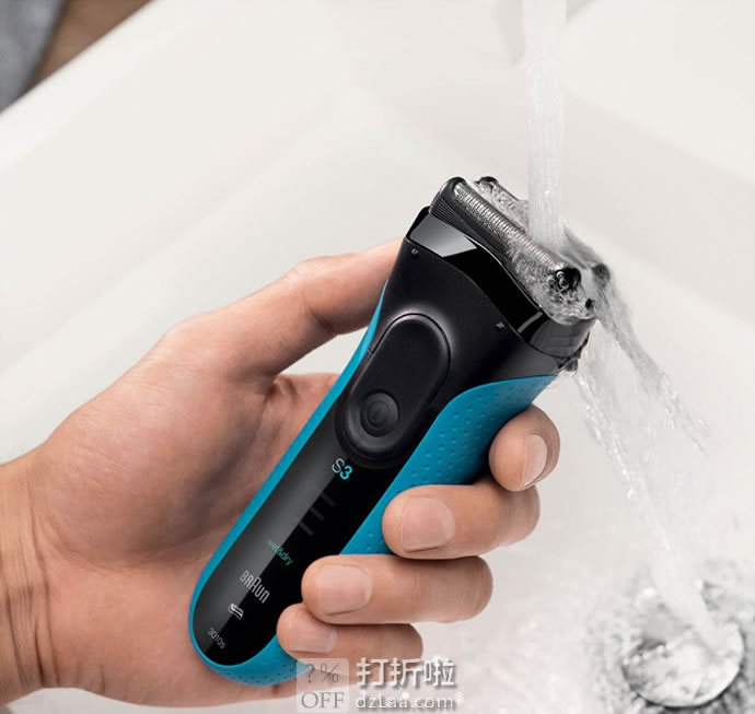 金盒特价 Braun 博朗 3020S 全身水洗电动剃须刀 黑色 ￥277 中亚Prime会员免运费直邮到手约￥307