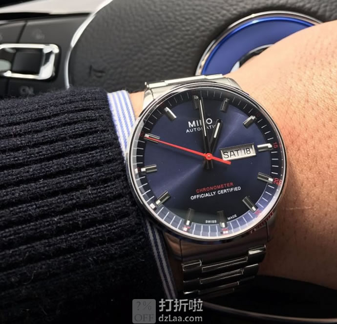 MIDO 美度 天文台认证 指挥官II系列 M021.431.11.041.00 男式自动机械表 6.4折9.38 海淘关税补贴到手约¥5553