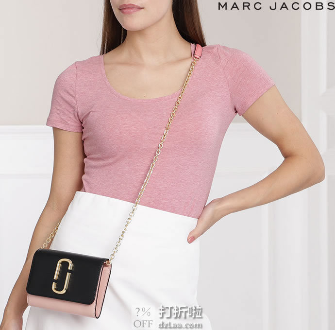 Marc Jacobs 马克·雅可布 Snapshot 拼色单肩包 下单5折后￥1145 两色可选
