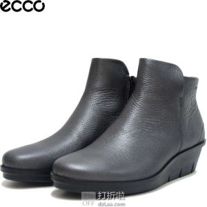 ECCO 爱步 Skyler Wedge 斯凯乐 女式坡跟短靴 4.1折$64.95 海淘转运到手约￥527 中亚Prime会员可免运费直邮到手约￥609