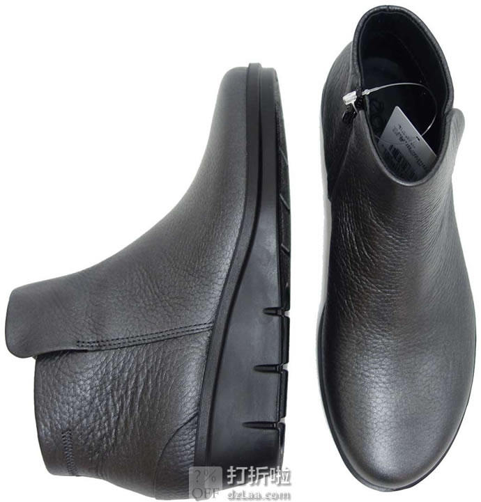 ECCO 爱步 Skyler Wedge 斯凯乐 女式坡跟短靴 4.1折.95 海淘转运到手约￥527 中亚Prime会员可免运费直邮到手约￥609