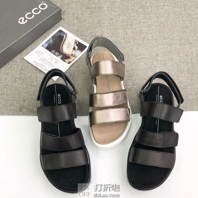 限尺码 ECCO 爱步 Flowt 女式凉鞋 ￥473 中亚Prime会员免运费直邮到手约￥521
