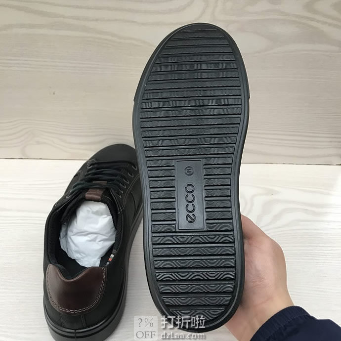限尺码 ECCO 爱步 Kyle 凯尔 男式时尚板鞋 ￥499 中亚Prime会员免运费直邮到手￥550