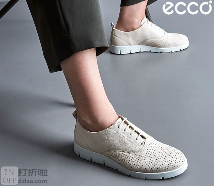 大脚有福 ECCO 爱步 Bella 贝拉系列 女式系带休闲鞋 4.2折.99 海淘转运到手约￥435 国内￥1248
