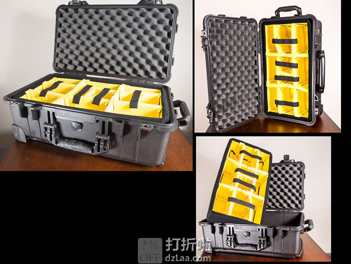 金盒特价 热销高好评 PELICAN 派力肯 塘鹅 1510 安全防护箱 可登机中型拉杆箱 含标准海绵 4.4折9.96 海淘转运到手约￥1199