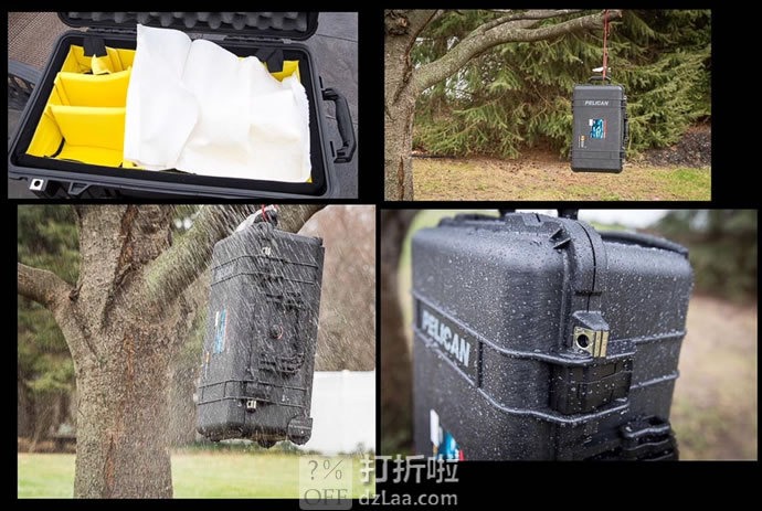 金盒特价 热销高好评 PELICAN 派力肯 塘鹅 1510 安全防护箱 可登机中型拉杆箱 含标准海绵 4.4折9.96 海淘转运到手约￥1199