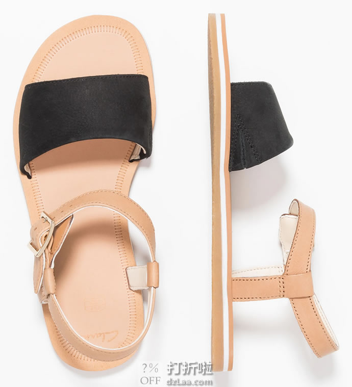 Clarks 其乐 Skylark Pure Youth 女式凉鞋 ¥261起 中亚Prime会员免运费直邮到手约¥289 两色可选