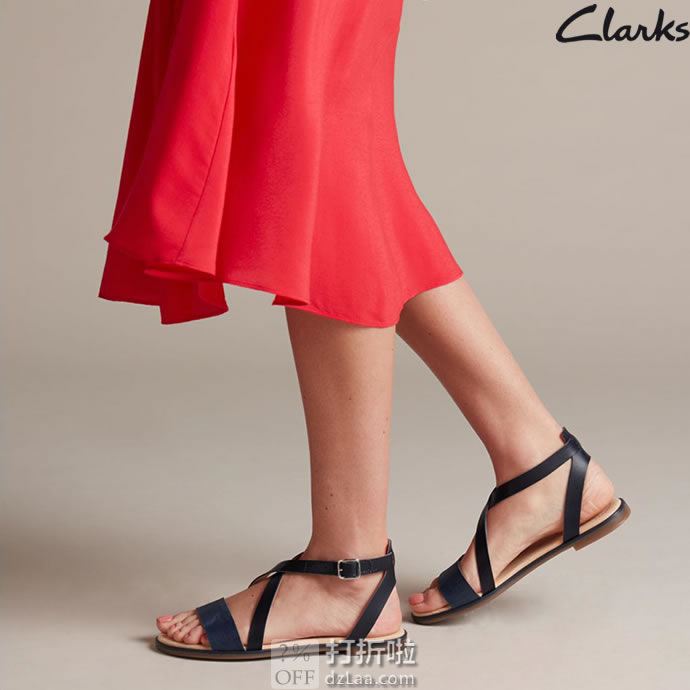 Clarks 其乐 Bay Rosie 女式凉鞋 37.5码￥300 中亚Prime会员免运费直邮到手约￥340