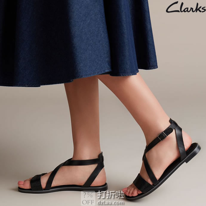 Clarks 其乐Bay Rosie 女式凉鞋37.5码￥300 服装鞋帽_优惠_大白菜打折啦-购物优惠信息