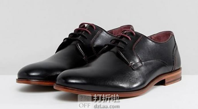 Ted Baker 泰德贝克 Iront 男式德比鞋 牛津鞋 42码2.1折.43 海淘转运到手约¥436 中亚Prime会员免运费直邮到手约¥405