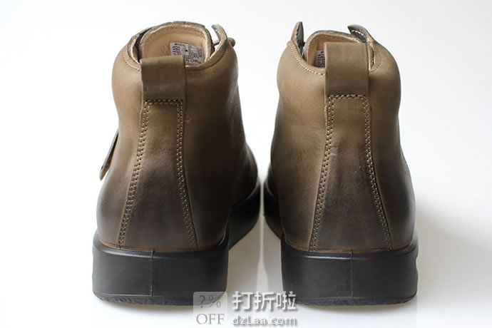 ECCO 爱步 Corksphere 1 酷型 男式高帮系带休闲鞋 41码¥510 中亚Prime会员单免运费直邮到手约¥572