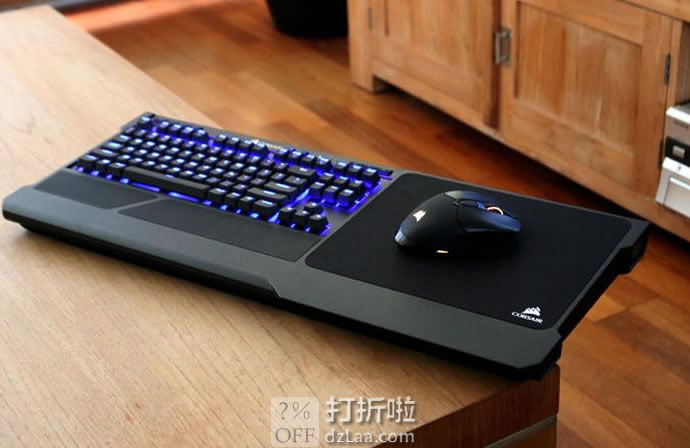 CORSAIR 海盗船 K63 无线机械游戏键盘+游戏膝上键鼠套装组合 8.1折.99 海淘转运到手约¥1244