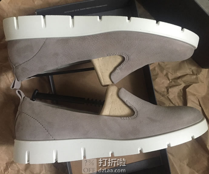 ECCO 爱步 Bella 贝拉系列 一脚套女式休闲鞋 36码4.5折.96 海淘转运到手约￥428 中亚Prime会员免运费直邮到手约￥388