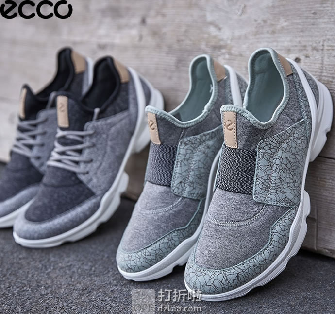 ECCO 爱步 Biom Street 健步街头系列 一脚套 女式休闲鞋 35码2.3折.51 海淘转运到手约￥330