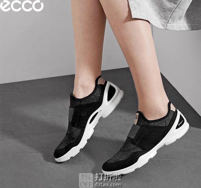 限尺码 ECCO 爱步 19年春季新款 Biom Street 健步街头系列 一脚套 女式休闲鞋 ¥442 中亚Prime会员免运费直邮到手约¥490