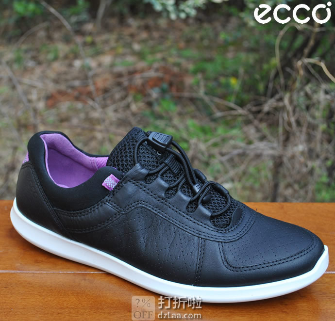 ECCO 爱步 Sense 森斯系列 牦牛皮 快速锁扣 女式休闲运动鞋 4.3折.5起 海淘转运到手约￥477
